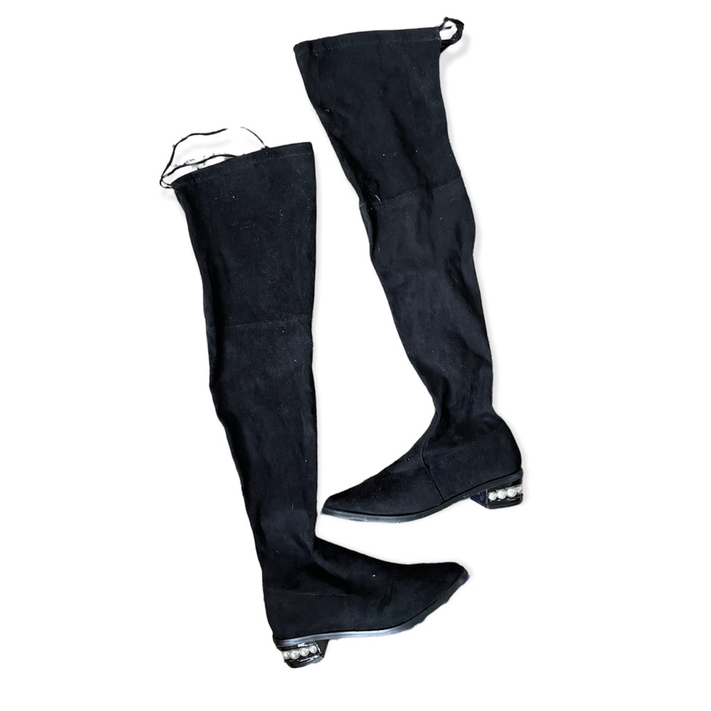 Thigh high boots!